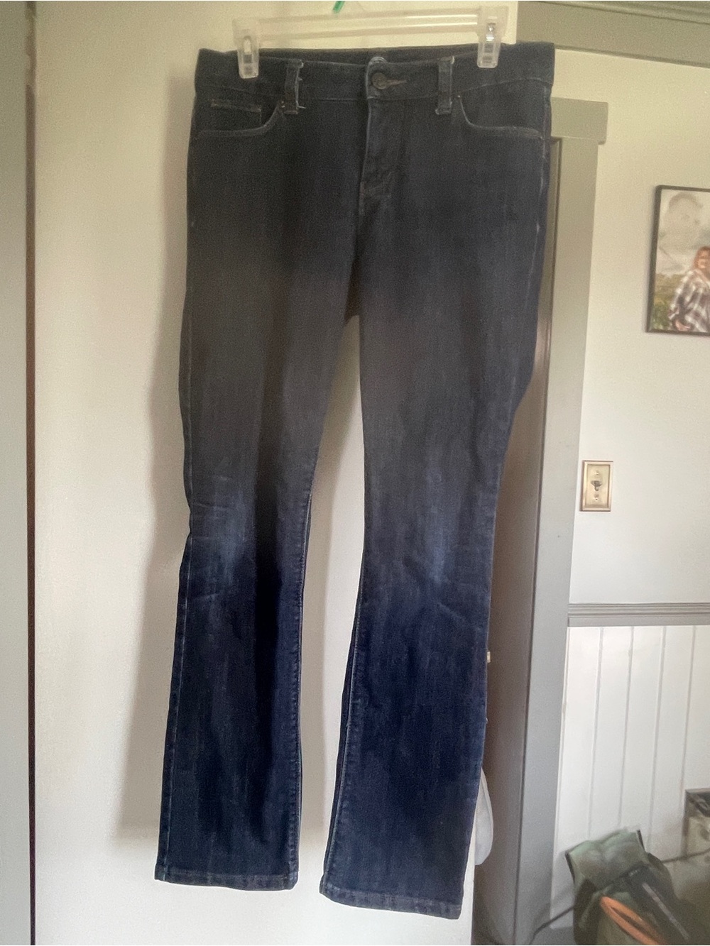W62 Signature Fit Straight Dark  Wash Jeans size 6